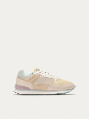 Women's HOFF Atlantic City Sneakers Beige / Light Yellow Philippines | O6Z-4464