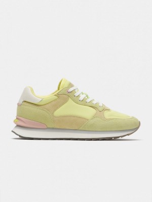 Women's HOFF Clearwater Sneakers Yellow Philippines | U3O-8949