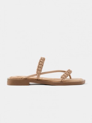 Women's HOFF Grimaud Sandals Brown Philippines | L8O-6318