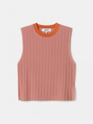 Women's HOFF Knit Tops Pink Philippines | G2M-4364