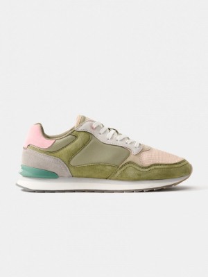 Women's HOFF Málaga Sneakers Beige / Olive Philippines | Z2J-7157