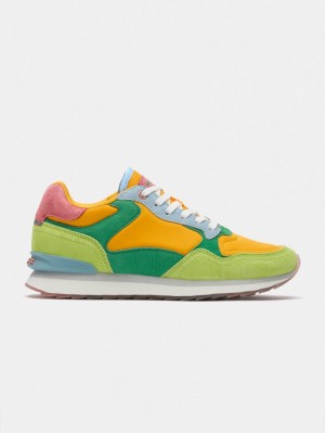 Women's HOFF Mui Ne Sneakers Yellow / Green Philippines | U2W-4209