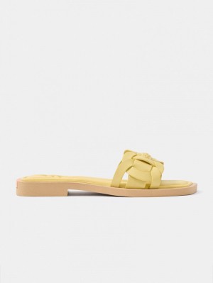 Women's HOFF San Remo Sandals Yellow Philippines | V0H-3269