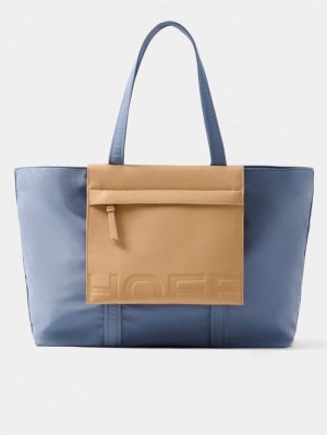 Women's HOFF Shopper Nylon Daily Bags Blue Philippines | W5A-8071