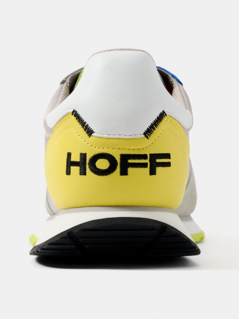 Men's HOFF Antium Sneakers Grey / Yellow Philippines | L3G-0700