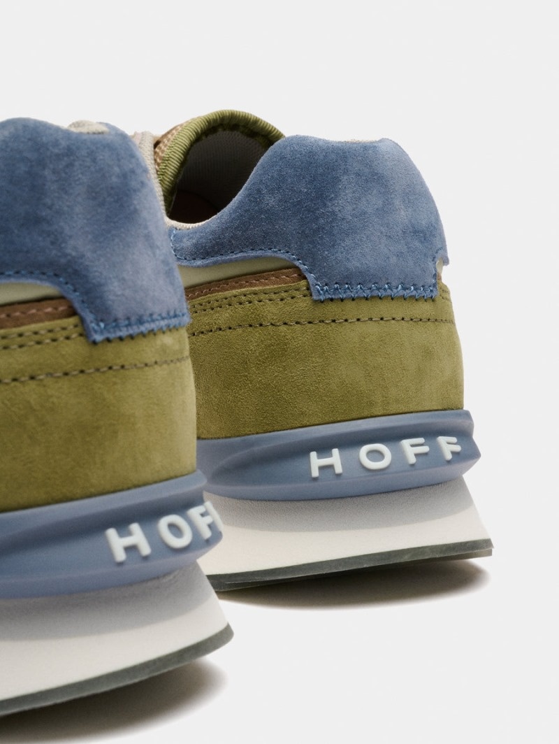 Men's HOFF Baku Sneakers Beige / Olive Philippines | U0F-5834