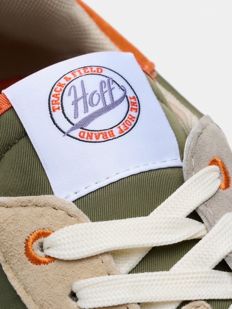 Men's HOFF Rhodes Sneakers Beige / Olive Philippines | K9Q-1894