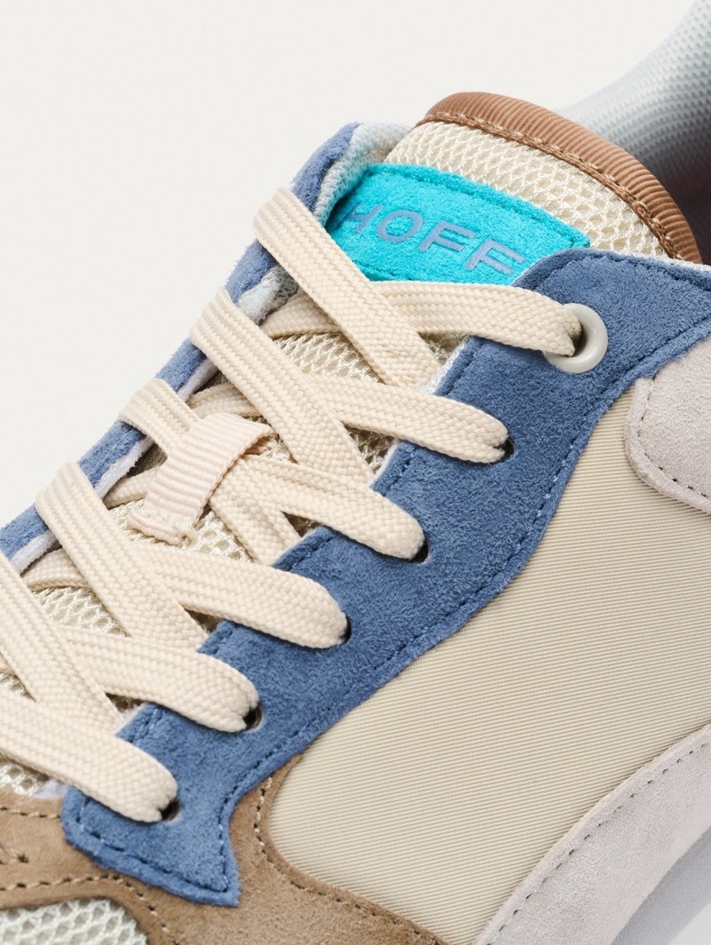 Men's HOFF Santiago Sneakers Beige / Blue Philippines | W1T-1369