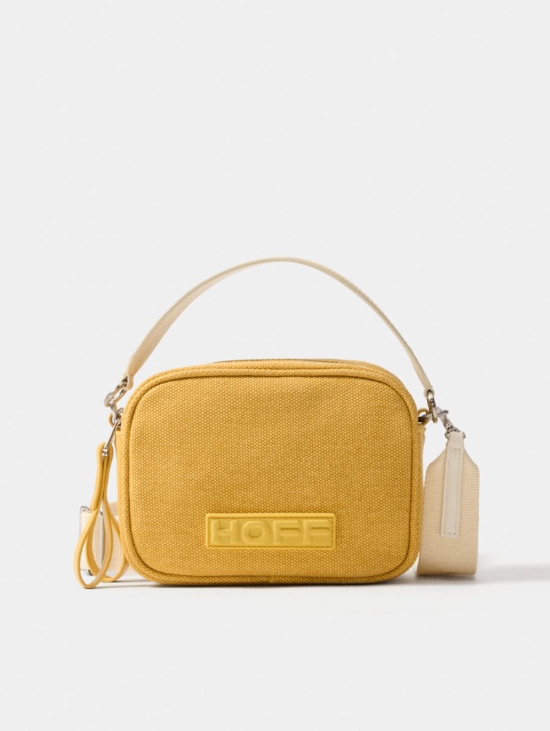 Women\'s HOFF Canvas Cannes Crossbody Bags Yellow Philippines | W3X-1832