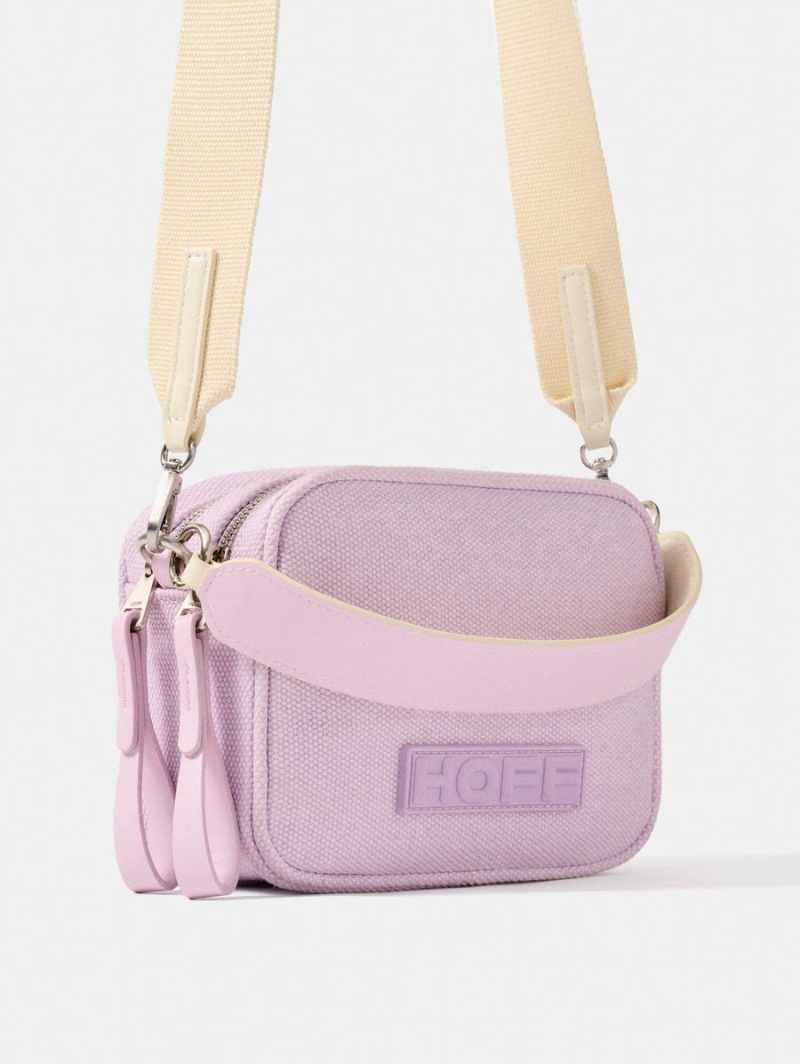 Women's HOFF Canvas Cannes Crossbody Bags Purple Philippines | Q2S-0921