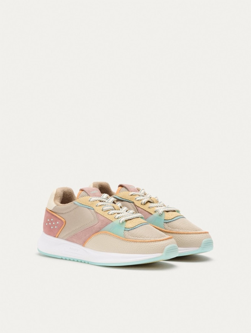 Women's HOFF Carnaby Sneakers Beige / Pink Philippines | N0H-7472