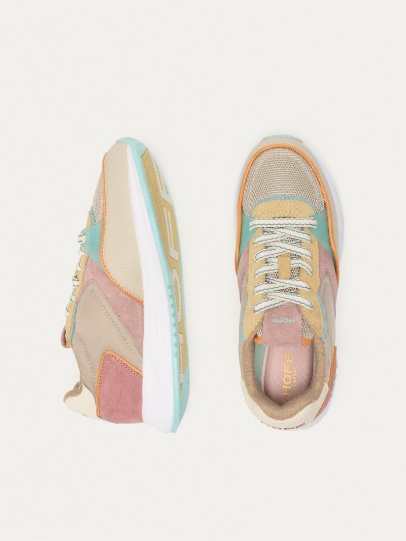 Women's HOFF Carnaby Sneakers Beige / Pink Philippines | N0H-7472