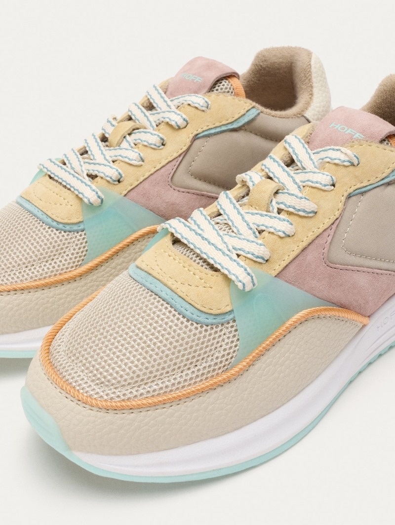 Women's HOFF Carnaby Sneakers Beige / Pink Philippines | N0H-7472