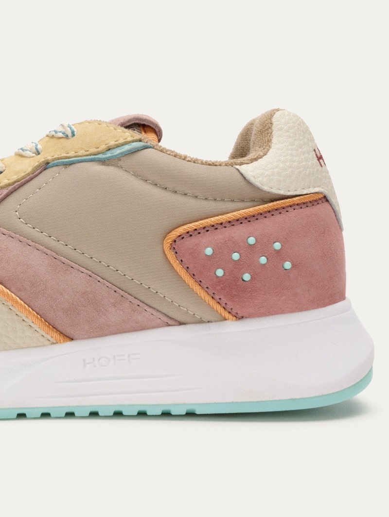 Women's HOFF Carnaby Sneakers Beige / Pink Philippines | N0H-7472