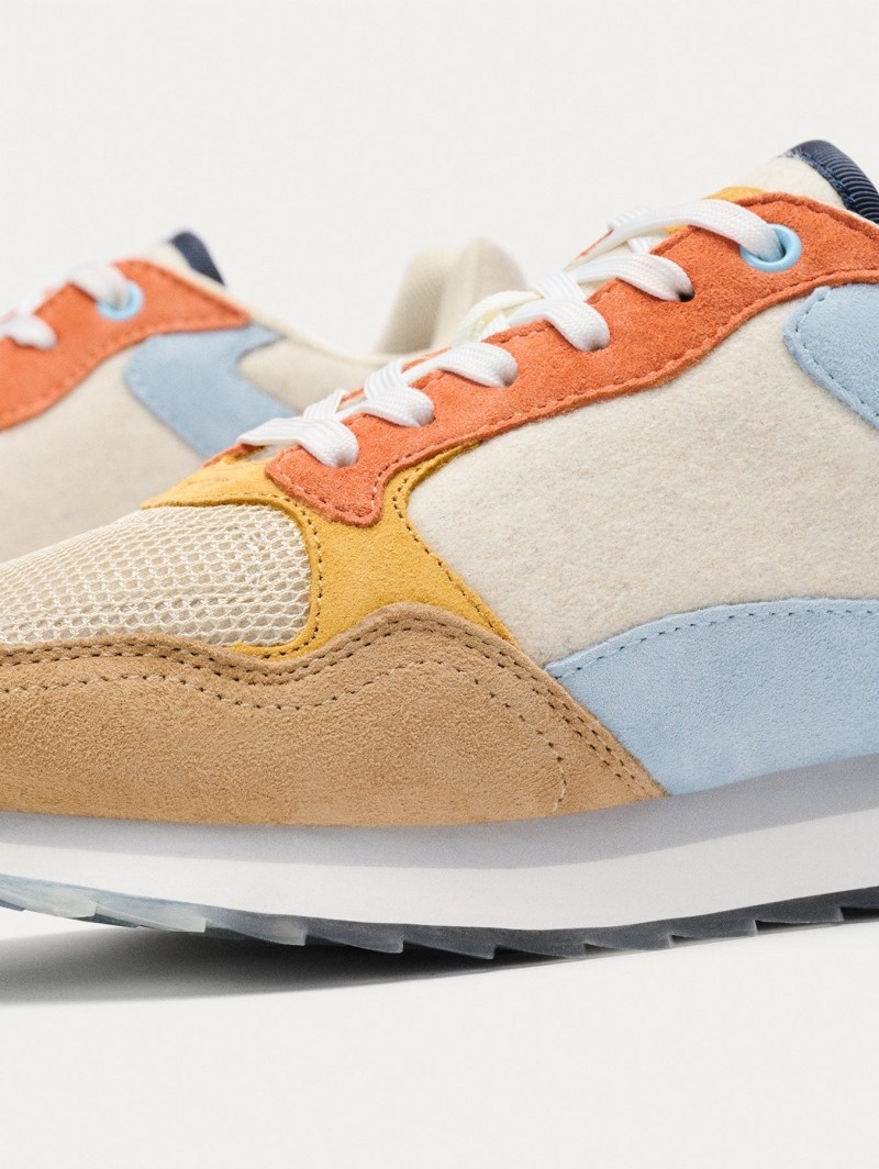 Women's HOFF Charleston Sneakers Beige / Orange Philippines | L4F-9089