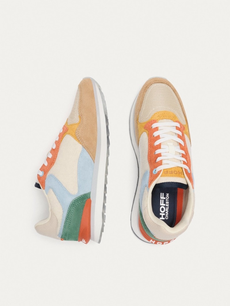 Women's HOFF Charleston Sneakers Beige / Orange Philippines | L4F-9089