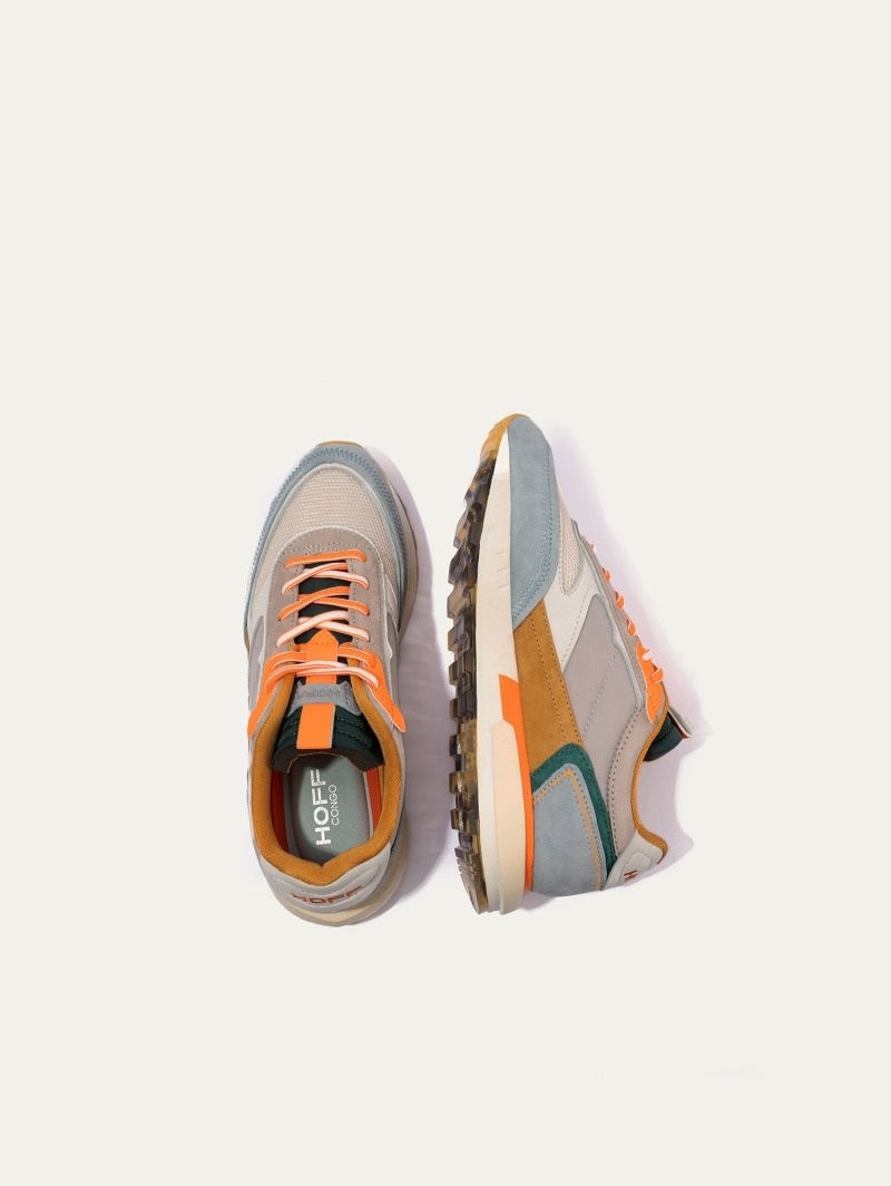 Women's HOFF Congo Sneakers Grey / Orange Philippines | L6A-6836