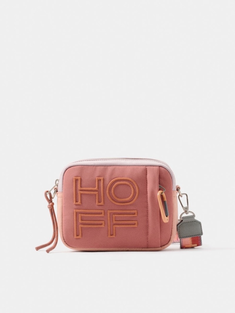 Women's HOFF Crossbody Nylon Bridge Bags Pink Philippines | S9C-6271