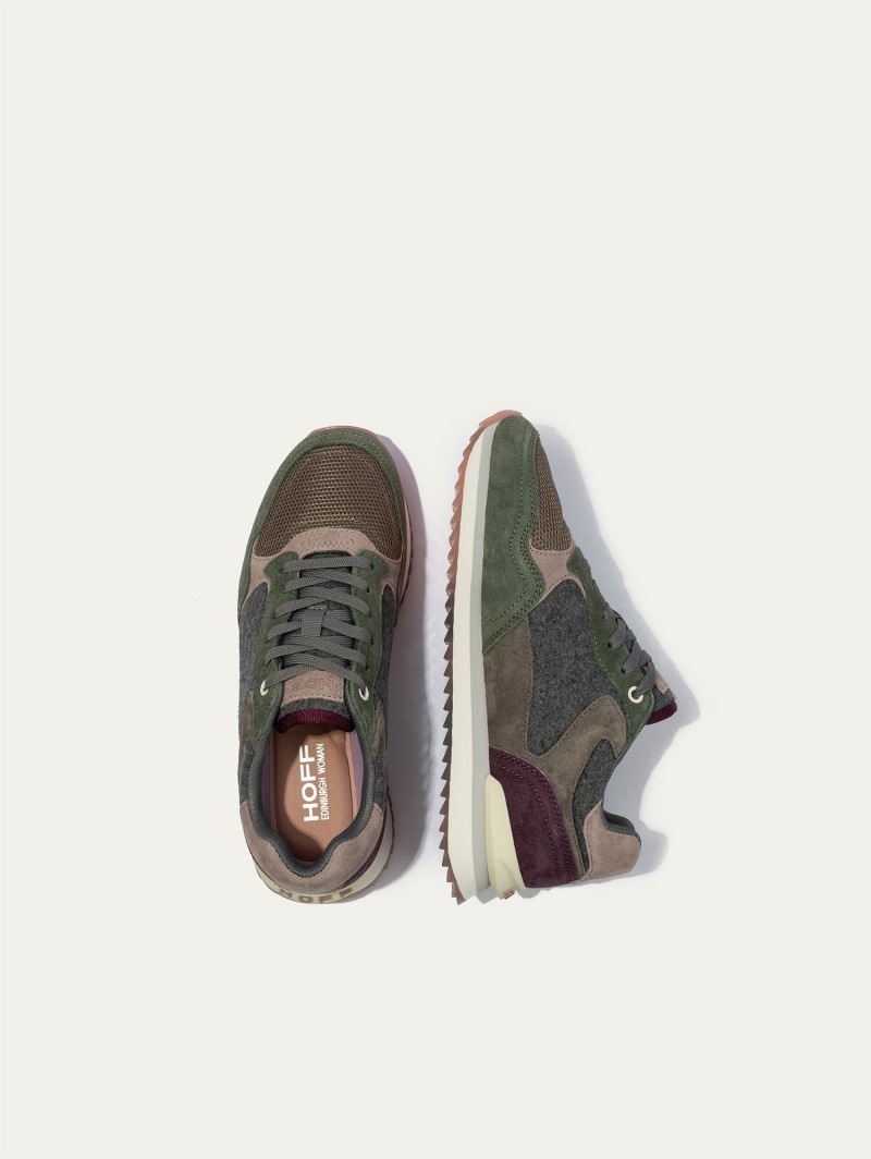 Women's HOFF Edinburgh Sneakers Olive Philippines | B0Q-8572