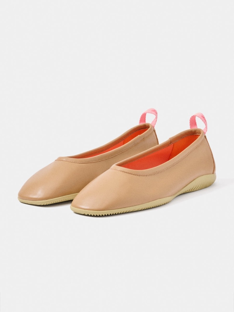 Women's HOFF Garnier Ballet Flats Brown Philippines | W7Z-9846