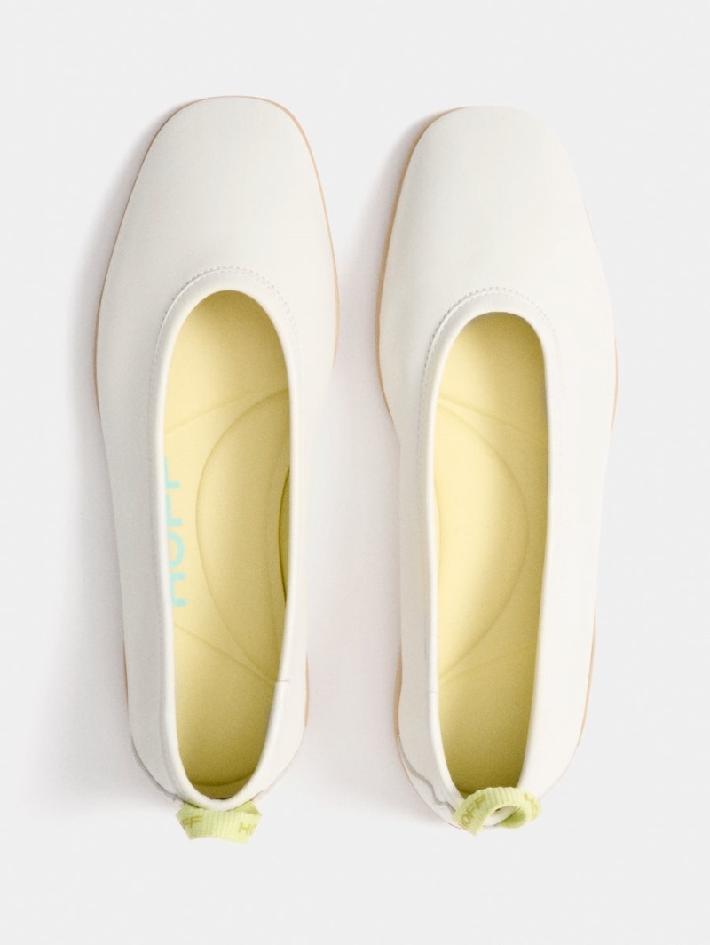 Women's HOFF Garnier Ballet Flats White Philippines | N5R-0019