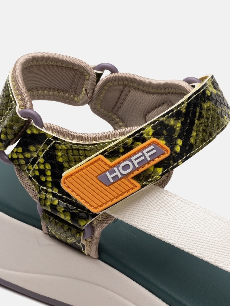 Women's HOFF Keros Sport Sandals Green / Orange Philippines | W1A-9681