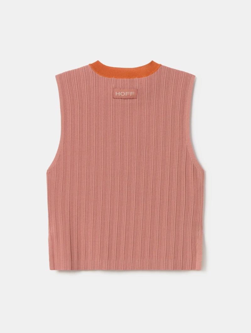 Women's HOFF Knit Tops Pink Philippines | G2M-4364