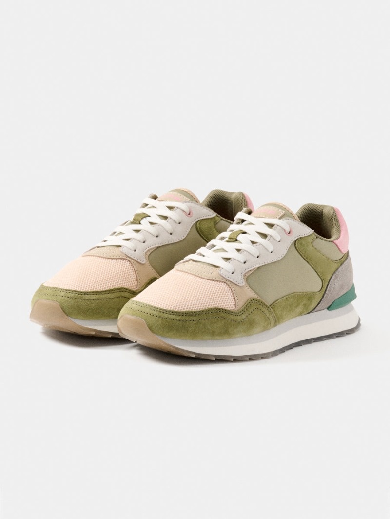 Women's HOFF Málaga Sneakers Beige / Olive Philippines | Z2J-7157