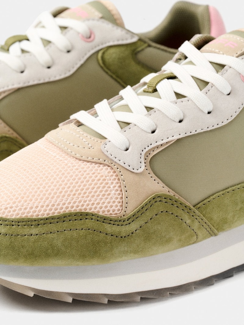 Women's HOFF Málaga Sneakers Beige / Olive Philippines | Z2J-7157