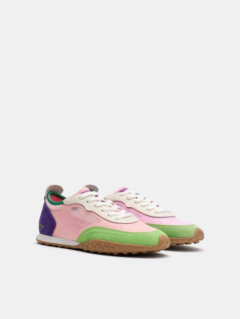 Women's HOFF Pelican Sneakers Pink / Green Philippines | X8W-3434