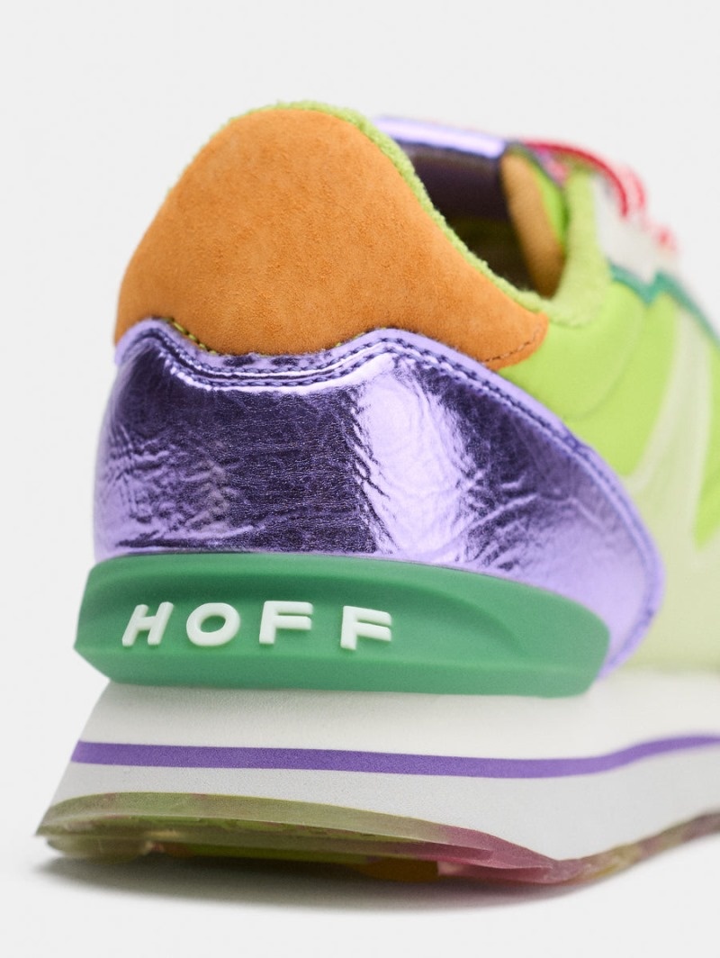 Women's HOFF Persimmon Sneakers Light Green / Purple Philippines | F5O-2471