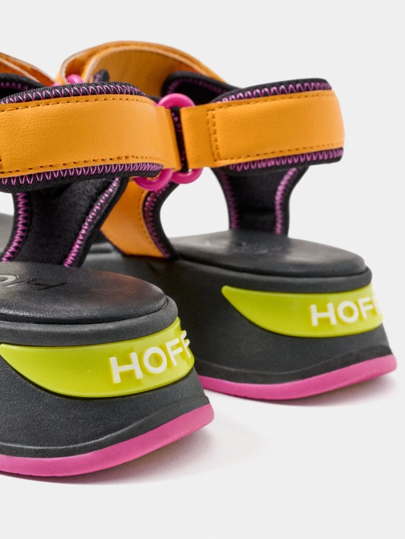 Women's HOFF Samos Sport Sandals Orange / Yellow Philippines | X7C-9776