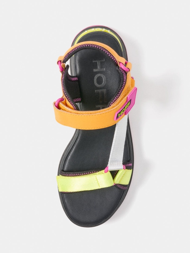 Women's HOFF Samos Sport Sandals Orange / Yellow Philippines | X7C-9776