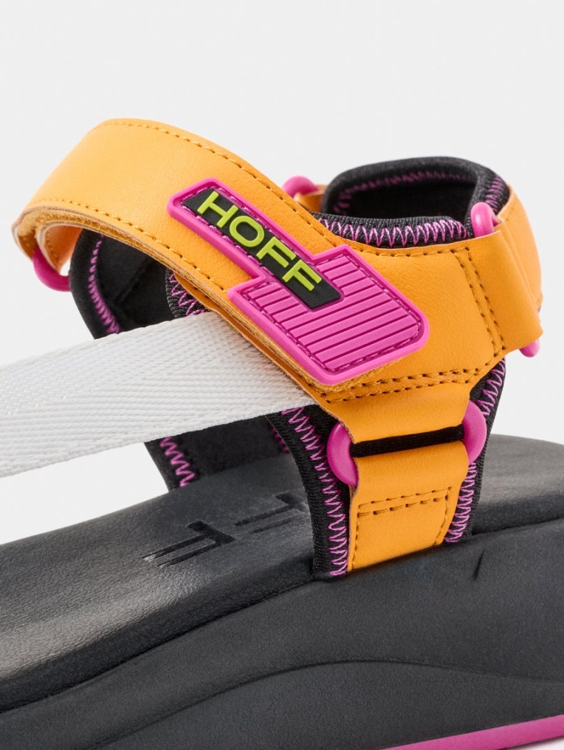 Women's HOFF Samos Sport Sandals Orange / Yellow Philippines | X7C-9776