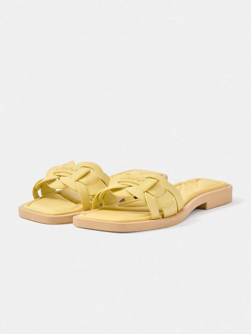 Women's HOFF San Remo Sandals Yellow Philippines | V0H-3269