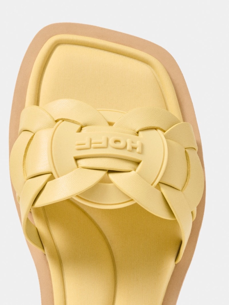 Women's HOFF San Remo Sandals Yellow Philippines | V0H-3269