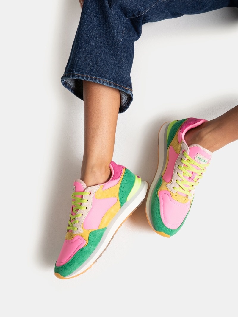 Women's HOFF Santa Marta Sneakers Pink / Green Philippines | G6N-3045