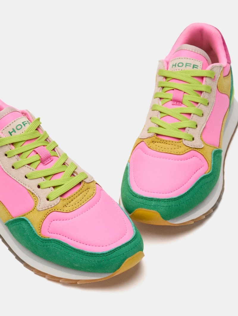 Women's HOFF Santa Marta Sneakers Pink / Green Philippines | G6N-3045