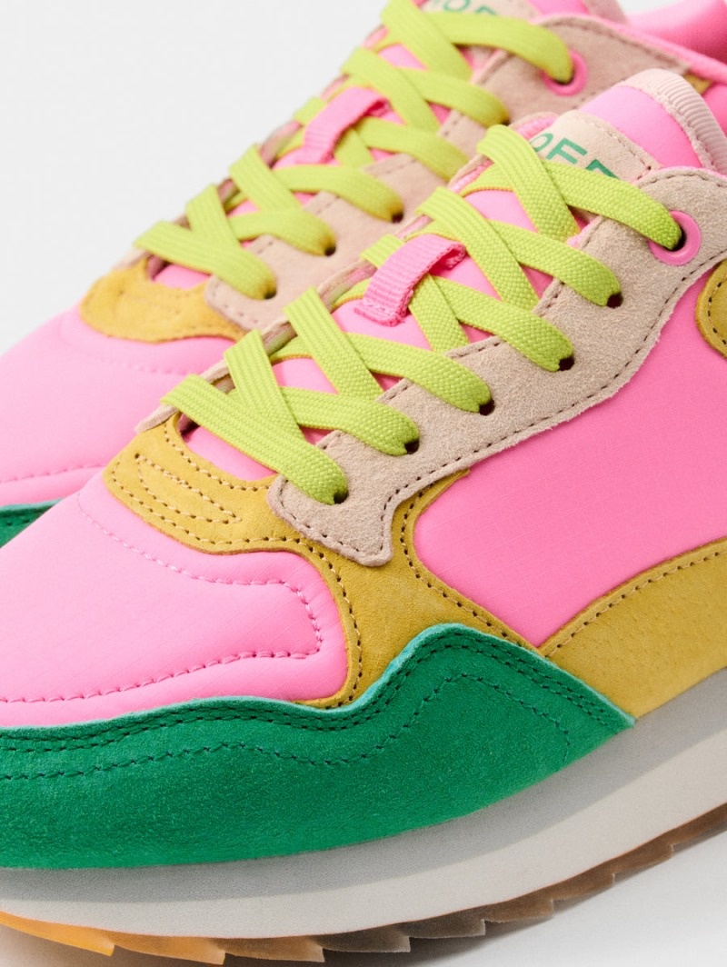 Women's HOFF Santa Marta Sneakers Pink / Green Philippines | G6N-3045