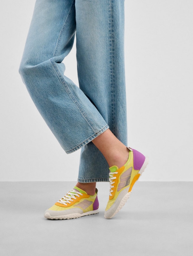 Women's HOFF Seagull Sneakers Yellow / Purple Philippines | F5R-2631