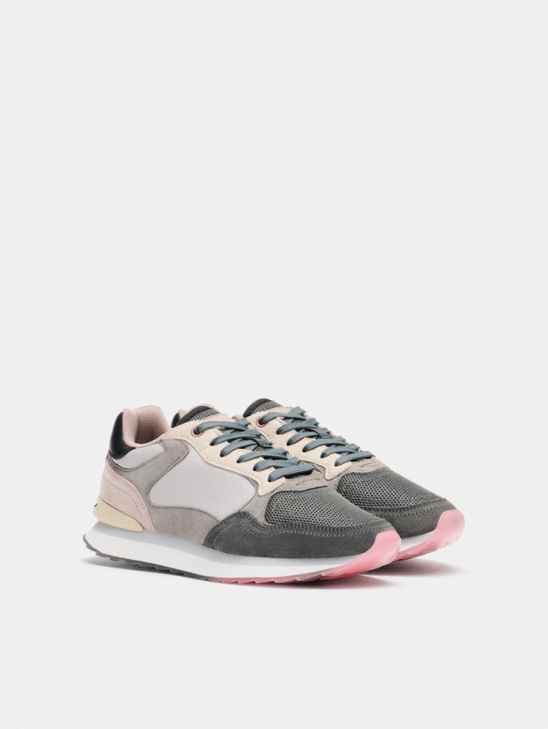 Women's HOFF Seoul Sneakers Grey / Pink Philippines | D9X-2468