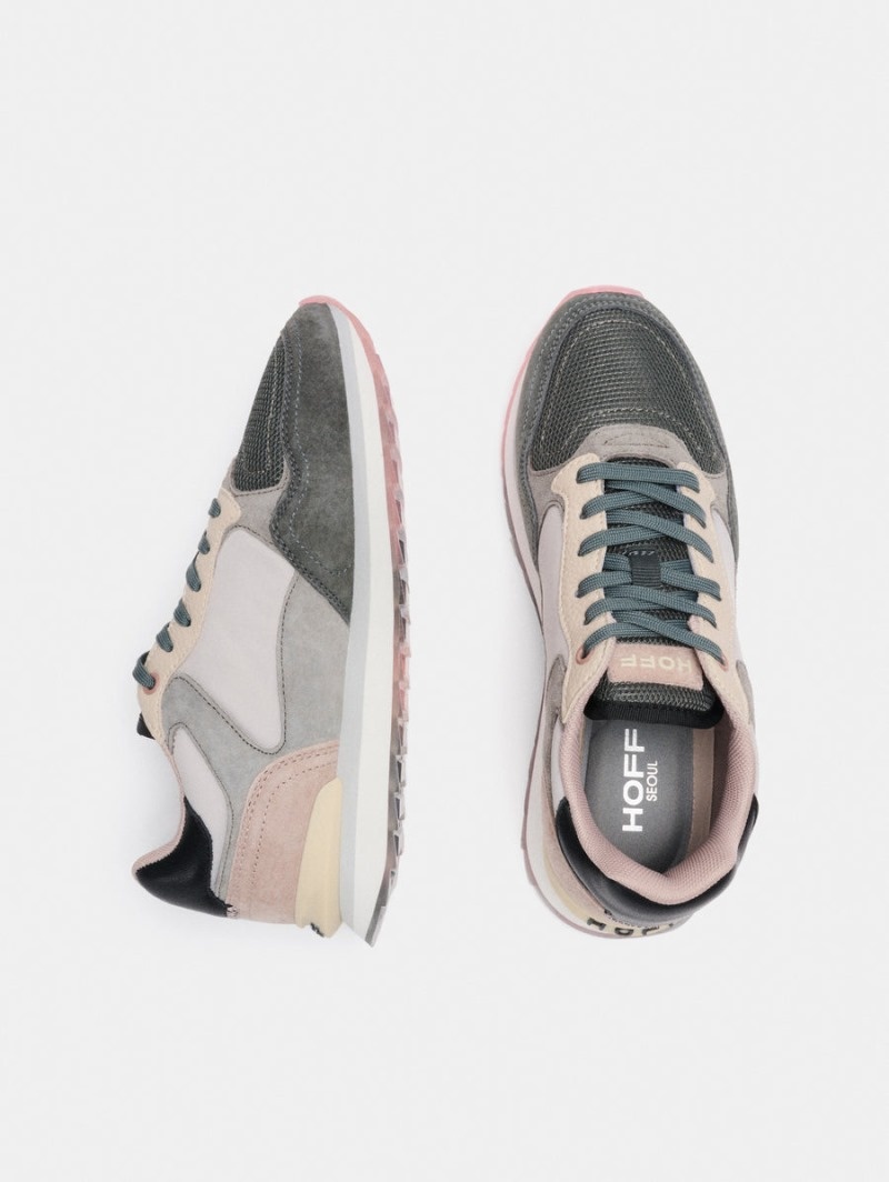 Women's HOFF Seoul Sneakers Grey / Pink Philippines | D9X-2468