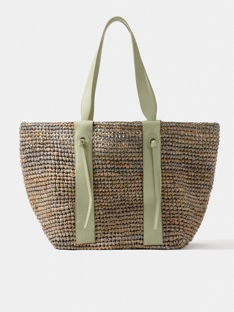 Women's HOFF Shopper Vadella Bags Green Philippines | F9Y-9425