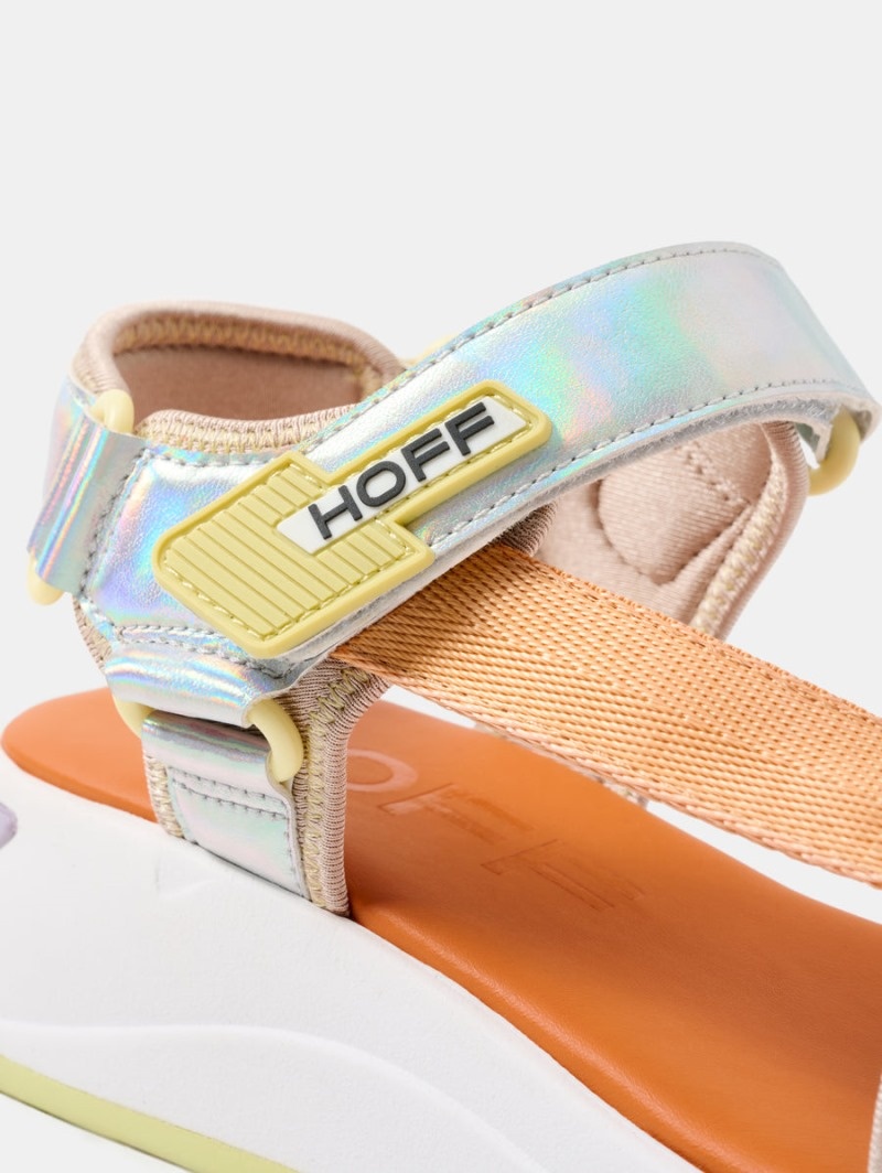 Women's HOFF Sport Sandals Silver / Orange Philippines | R9B-5558