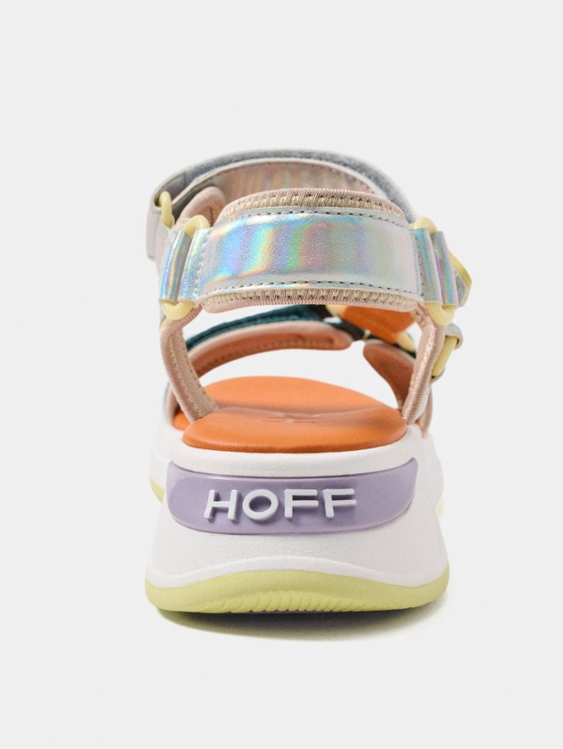 Women's HOFF Sport Sandals Silver / Orange Philippines | R9B-5558