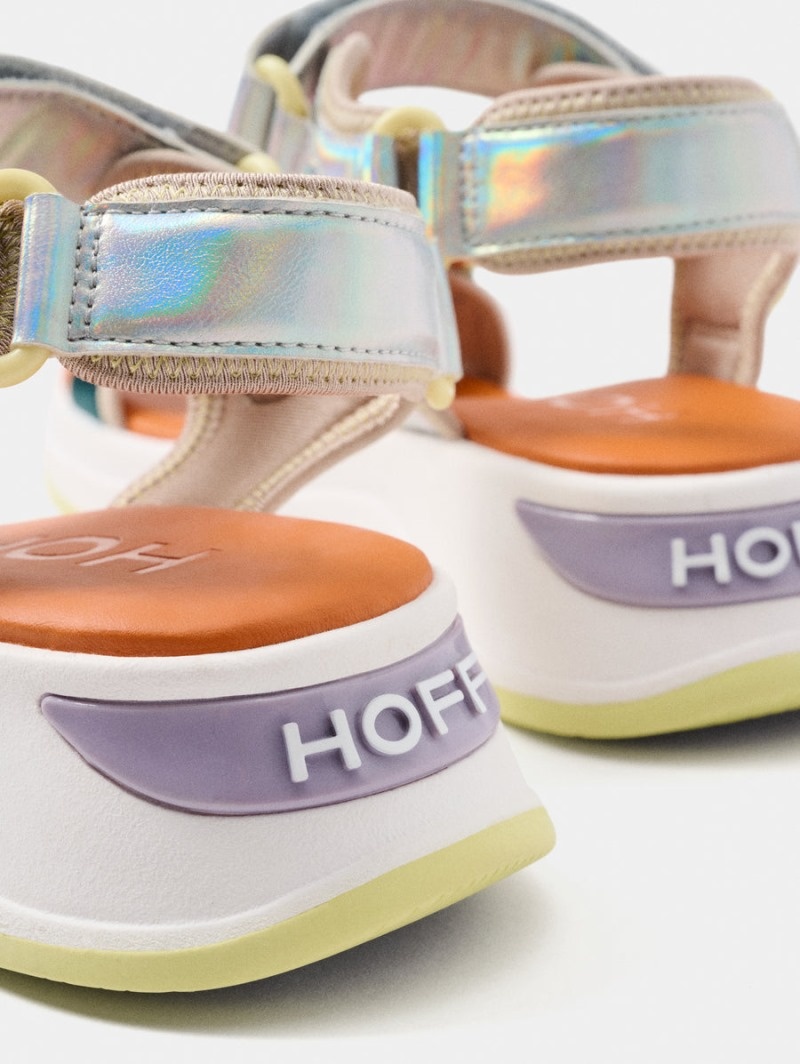 Women's HOFF Sport Sandals Silver / Orange Philippines | R9B-5558