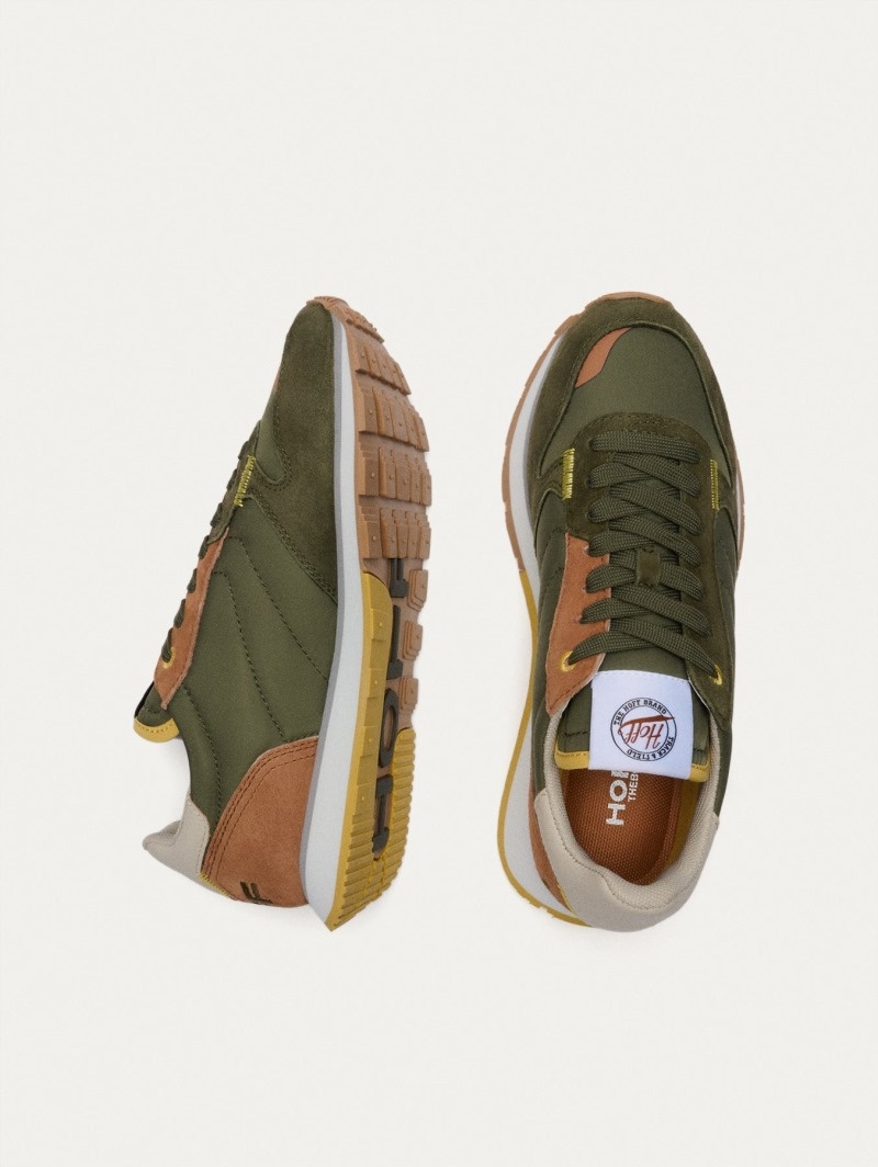 Women's HOFF Thebes Sneakers Olive Philippines | V1R-9824